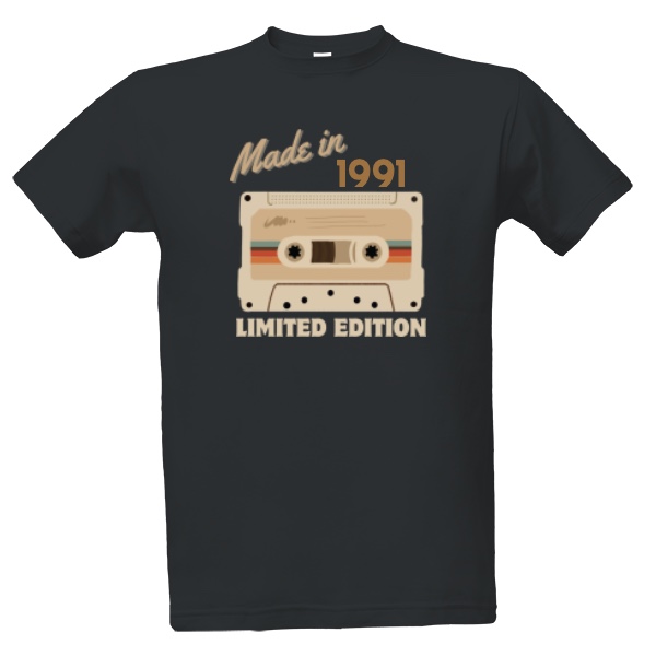 Tričko s potiskem Made in vlastní rok limited edition