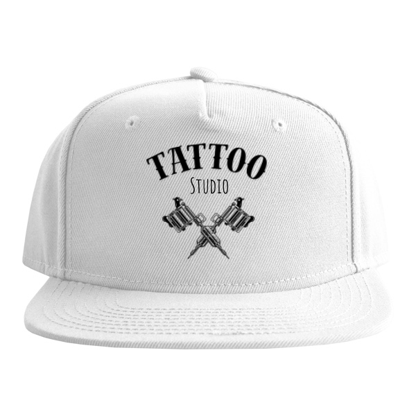 Kšiltovka Snapback s potiskem Tattoo Studio vlastní název Ink Machines