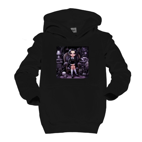 Kids' hoodie Wednesday Addams